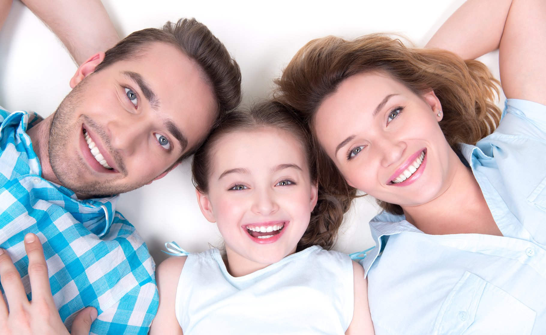 family smiling