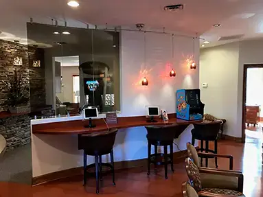 Waiting area at Marietta Orthodontist office